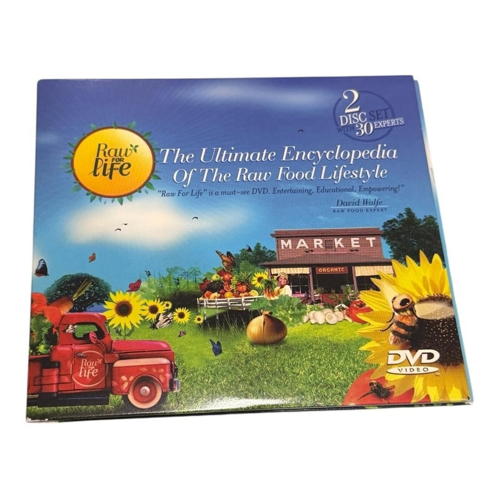 Raw for Life Ultimate Encyclopedia of Raw Food Lifestyle 2 Disc DVD Documentary